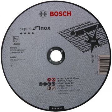 Bosch  Expert for Inox - Disc taiere inox 230x22.2x1.9 mm 1 buc