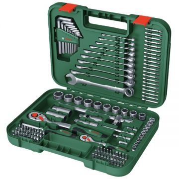 Bosch  Fastening Set - Trusa scule de mana mixta 132 bucati
