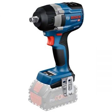 Bosch  GDS 18V-750 C - Masina de insurubat cu impact fara acumulatori si incarcator Li-Ion 18 V - Ah patrat 1/2 inch 750 Nm M12-M22