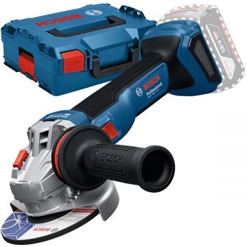 Bosch  GWS 18V-11 S - Polizor unghiular fara acumulatori si incarcator Li-Ion 18 V - Ah 125 mm valiza speciala