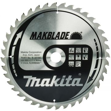 Makita  MAKBLADE - Panza fierastrau circular lemn 305x30x2.3 mm 40 dinti