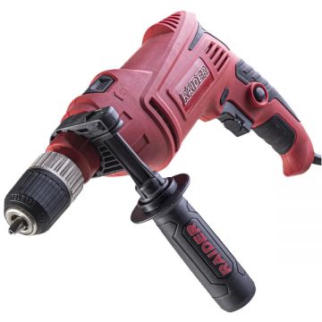 Raider  RD-ID36 - Masina de gaurit cu percutie 850 W mandrina rapida 13 mm