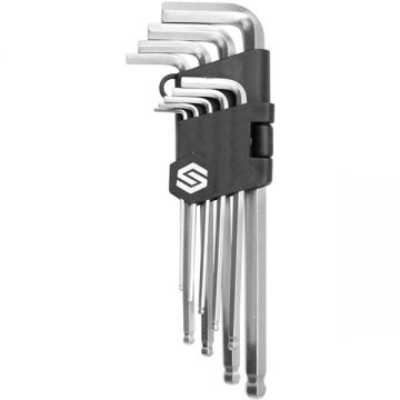 Vorel  56477 - Set imbusuri 2-10 mm 9 bucati cap sferic