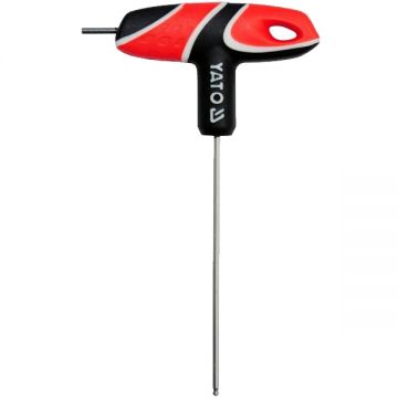 Yato  YT-05585 - Cheie cu maner in T si profil hexagonal cu cap sferic  100x76 mm HEX 2.5