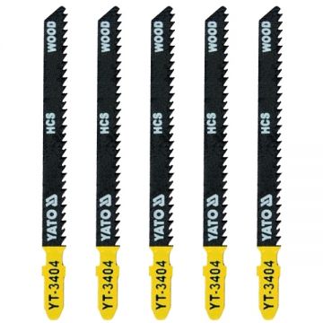 Yato  YT-3404 - Set panze fierastrau pendular tija cu un prag de prindere (T) 100 mm lemn taiere dreapta fina 5 bucati