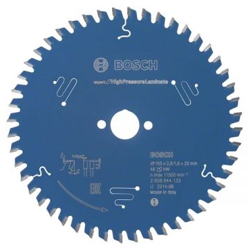Bosch  Expert for High Pressure Laminate - Panza fierastrau circular panouri laminate 165x20x2.6 mm 48 dinti