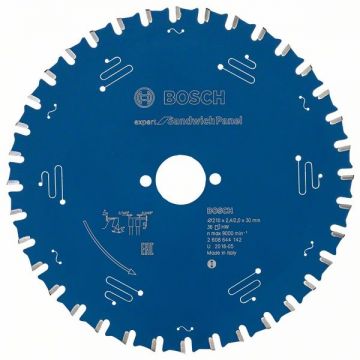 Bosch  Expert for Sandwich Panel - Panza fierastrau circular panouri sandwich 210x30x2.4 mm 36 dinti