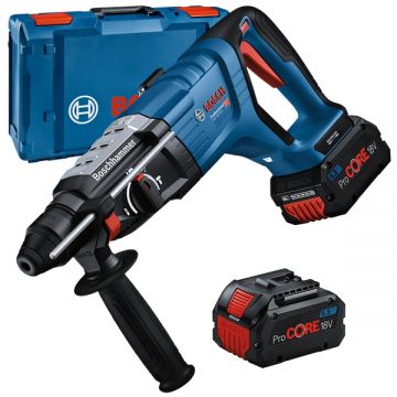 Bosch  GBH 18V-28 D - Rotopercutor SDS-Plus cu 2 acumulatori Li-Ion 18 V 5.5 Ah 3.4 J valiza plastic