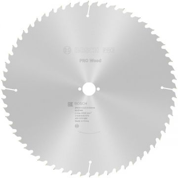 Bosch  PRO Wood - Panza fierastrau circular lemn 400x30x3.5 mm 60 dinti