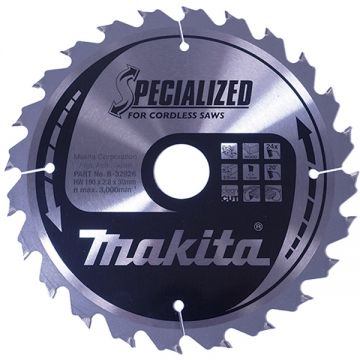 Makita  SPECIALIZED  - Panza fierastrau circular lemn 190x30x2 mm 24 dinti