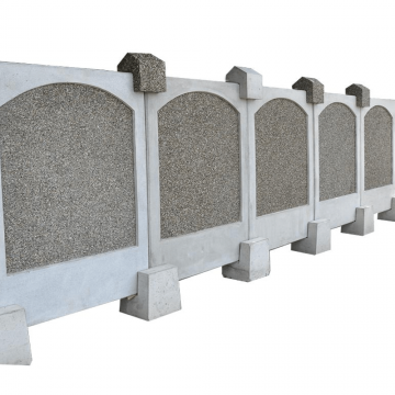 Placă De Gard H 180 Cm, L 125 Cm, G 7 Cm – Piatra Naturala