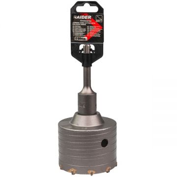 Raider  154820 - Carota beton cu coroana vidia 80x- mm gaurire uscata SDS-Plus