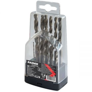 Raider  157104 - Set burghie metal HSS 1.5-6.5  mm tija cilindrica 13  bucati