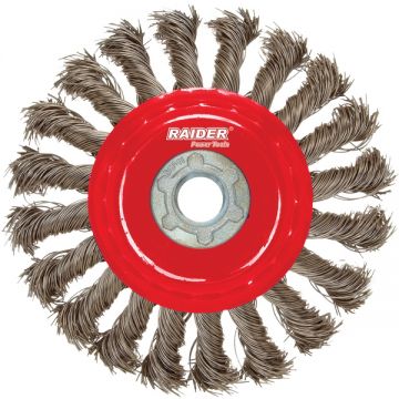 Raider  171122 - Perie disc 100x- mm fir rasucit metal