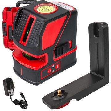 Raider  RD-CLG01 - Nivela laser cu linii 30 m +/-0.2 mm/m 2 linii laser fascicul verde valiza plastic