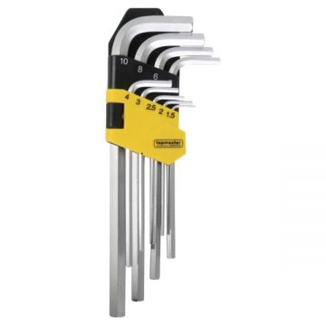 Topmaster  390117 - Set imbusuri 1.5-10 mm 9 bucati