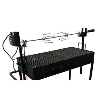 Gratar metalic pentru gradina, Vivatechnix Rotisor VMD-1091, picioare detasabile, 80x40x12.5/94 cm