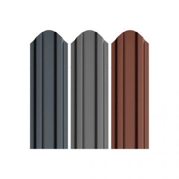 Șipcă Gard Metalică Oslo Dublu Vopsit Lucios 0.50 x 1500 mm