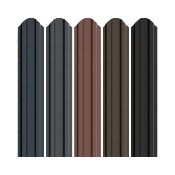 Șipcă Gard Metalică Oslo Dublu Vopsit Mat 0.40 x 1750 mm