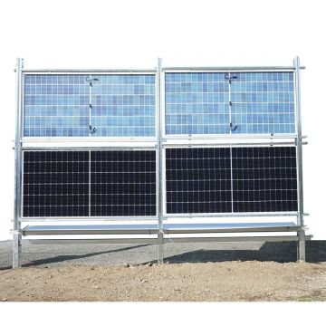 Kit gard, structura pentru 20 panouri solare fotovoltaice bifaciale 660-680W, Cod: DISLY13