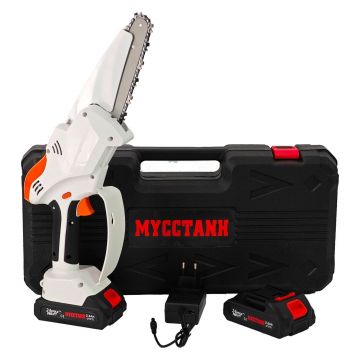 Mini drujba cu acumulatori DDT-MUSTANGG 21V 2Ah Lama 6 inch 2 baterii fierastrau electric portabil gradina
