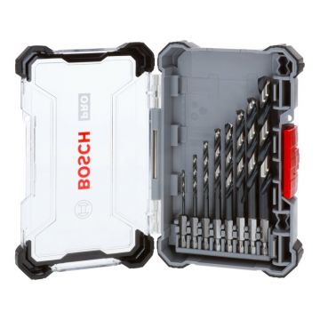 BOSCH PRO Auger set 8 piese 2,0 - 10 mm HSS-G suport bit