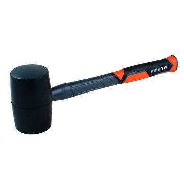 FESTA Ciocan de cauciuc 400 g mâner din fibră de sticlă 55 mm
