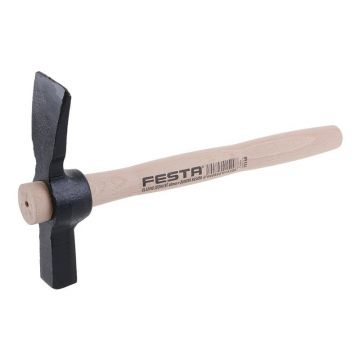 FESTA Ciocan de zidar 600 g mâner din lemn 48 mm