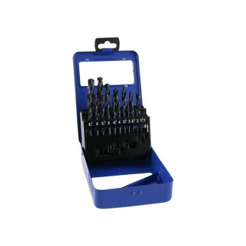 FESTA Set de burghie Twist 19 piese 1,0-10,0 mm HSS