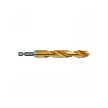 MILWAUKEE Burghiu spiralat 13 x 130/83 mm HSS-G TiN, roșu HEX - Shockwave™