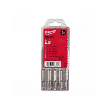 MILWAUKEE Set de burghie pentru roci 5 piese SDS-Plus