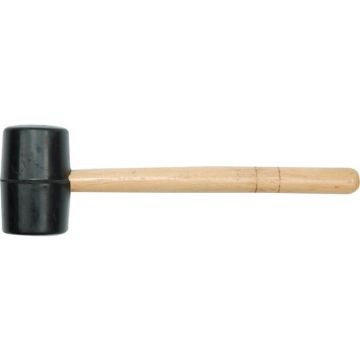 VOREL Ciocan de cauciuc 600 g mâner din lemn 70 mm