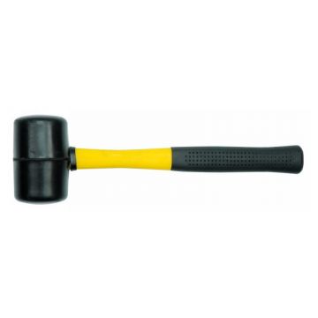 VOREL Ciocan de cauciuc 700 g mâner din fibră de sticlă 56 mm
