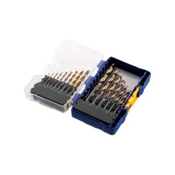 IRWIN Set de burghie 15 piese HSS PRO cilindrice (1,5-10 mm)