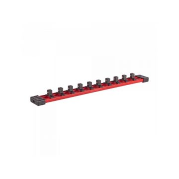 MILWAUKEE Șină de reținere pentru 10 suzete de 3/8" 350 mm