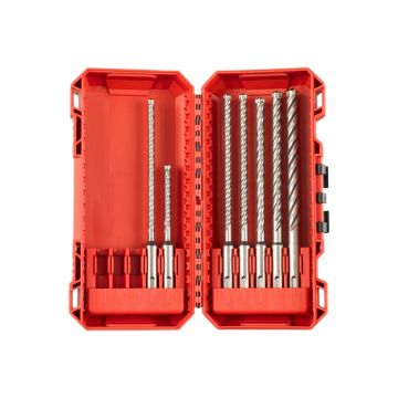 MILWAUKEE MX4 Set de burghie cu patru tăișuri SDS-Plus din 7 piese