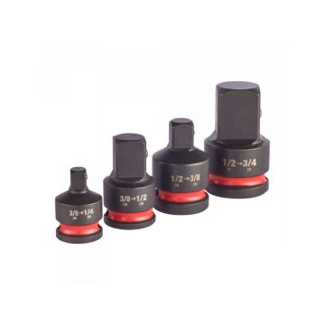 MILWAUKEE Set adaptor pentru mufe de mașină 4 piese CrMo