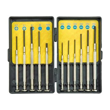 Set șurubelnițe de precizie 11 piese