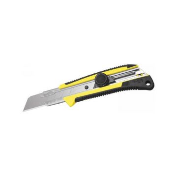 TAJIMA GRI Cuțit cu lamă frangibilă 25 mm cu șurub, mâner din cauciuc