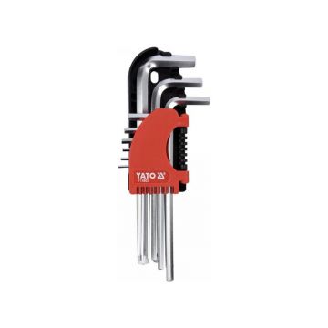 YATO Set chei Allen 9 piese 2,0-10 mm CrV