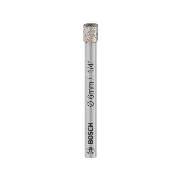 BOSCH PRO Burghiu diamantat uscat 6 x 66 mm cu mâner cilindric