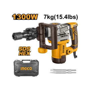 Ciocan de demolare INGCO 20 J 1300 W SDS-Hex