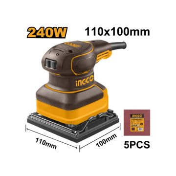 INGCO Șlefuitor vibrator 240 W