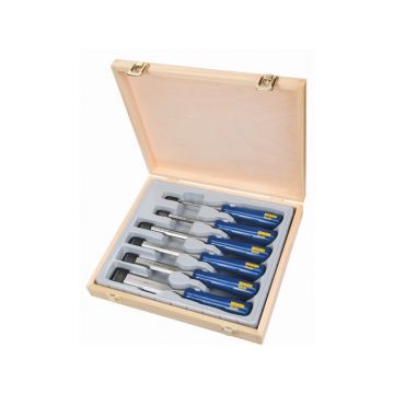 Set tăietor de lemn IRWIN Marples 6 piese cu mâner din plastic (6-10-13-19-25-32 mm)