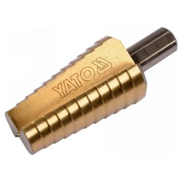 YATO Burghiu cu trepte 20-30 mm 11 trepte HSS titan-nitrură