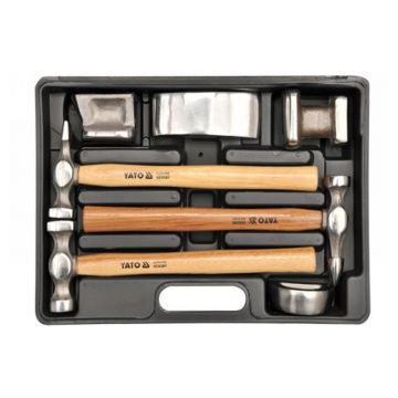 YATO corp ciocan și îndreptare set 7 piese cu mâner Hickory