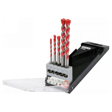 YATO Set universal de burghie 5 piese Capacitate burghie 4-10 mm