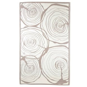 Esschert design covor de exterior, 240x150 cm, model inele