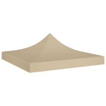 Gossi acoperis pentru cort de petrecere, bej, 2 x 2 m, 270 g/m2