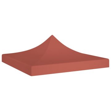 Gossi acoperis pentru cort de petrecere, caramiziu, 3 x 3 m, 270 g/m2